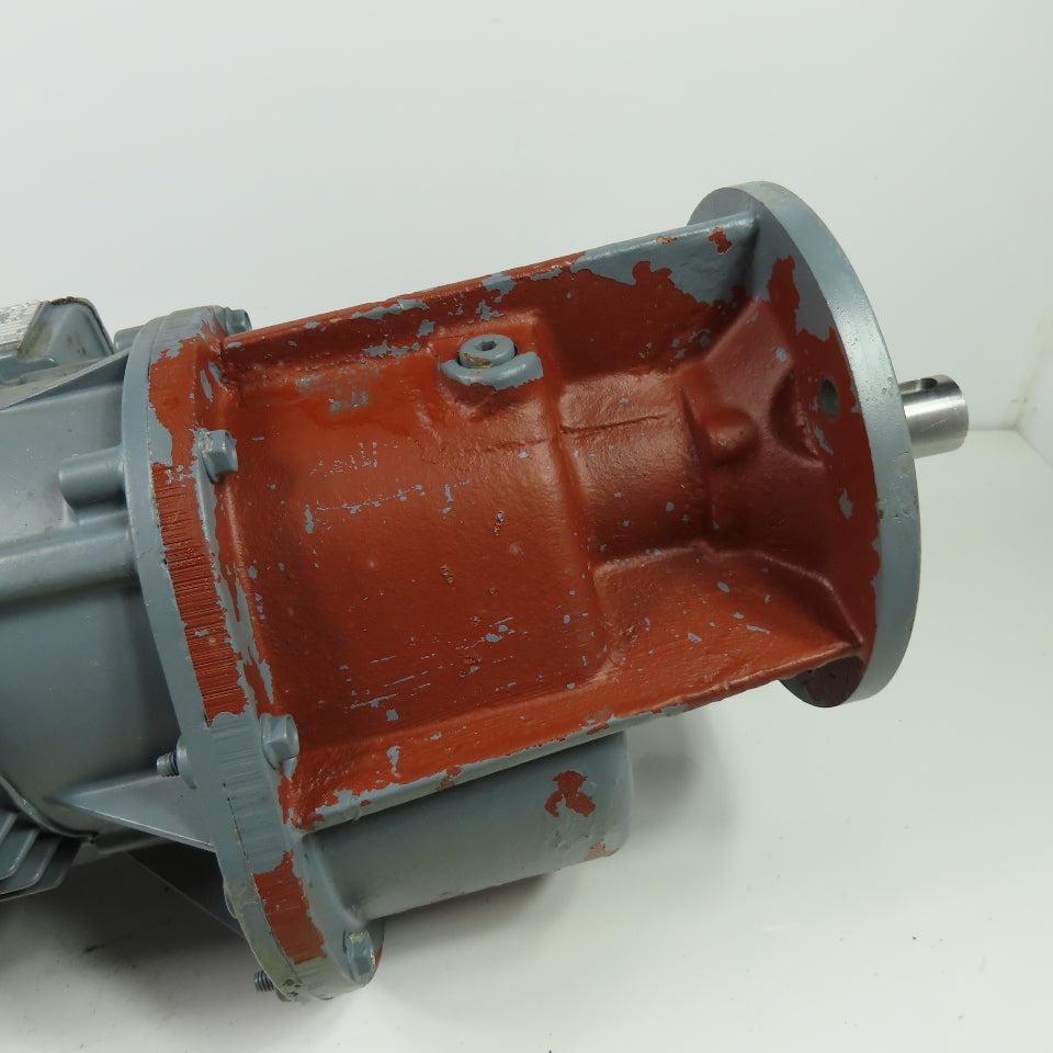 Bauer G12-20/DK84-200LW 25.5:1 Ratio .55kW 60Hz Motor Gearbox W/Brake 208-480V
