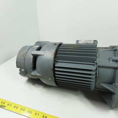 Bauer G12-20/DK84-200LW 25.5:1 Ratio .55kW 60Hz Motor Gearbox W/Brake 208-480V