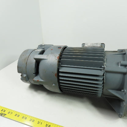 Bauer G12-20/DK84-200LW 25.5:1 Ratio .55kW 60Hz Motor Gearbox W/Brake 208-480V