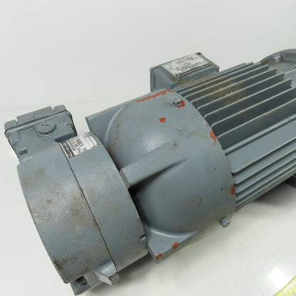 Bauer G12-20/DK84-200LW 25.5:1 Ratio .55kW 60Hz Motor Gearbox W/Brake 208-480V