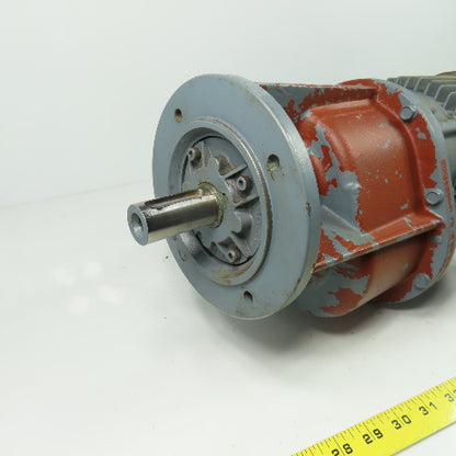 Bauer G12-20/DK84-200LW 25.5:1 Ratio .55kW 60Hz Motor Gearbox W/Brake 208-480V