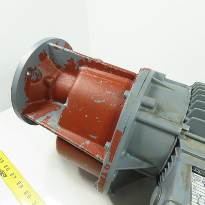 Bauer G12-20/DK84-200LW 25.5:1 Ratio .55kW 60Hz Motor Gearbox W/Brake 208-480V