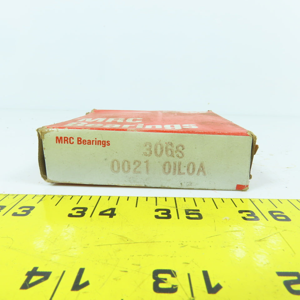 MRC 306S Single Row Ball Bearing 30mm Bore 72mm OD 19mm Wide Lot Of 2