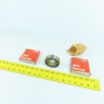 MRC 306S Single Row Ball Bearing 30mm Bore 72mm OD 19mm Wide Lot Of 2