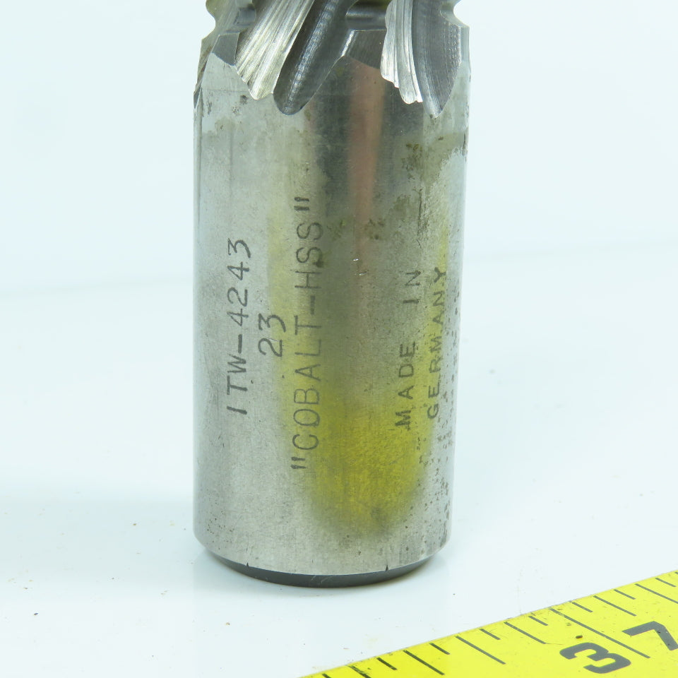1-1/4" x 2" LOC 6 Flute Spiral Cobalt-HSS Roughing End Mill 1-1/4" Weldon
