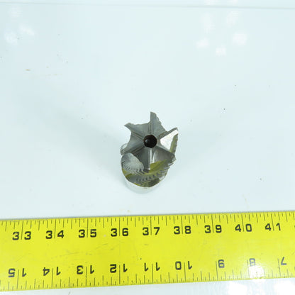 1-1/4" x 2" LOC 6 Flute Spiral Cobalt-HSS Roughing End Mill 1-1/4" Weldon
