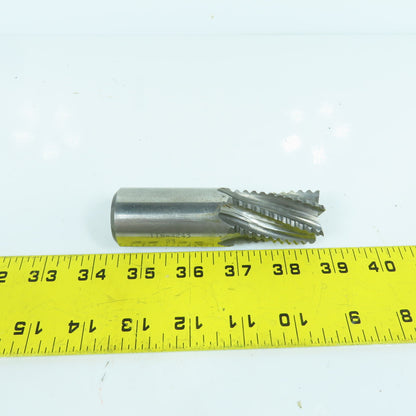 1-1/4" x 2" LOC 6 Flute Spiral Cobalt-HSS Roughing End Mill 1-1/4" Weldon