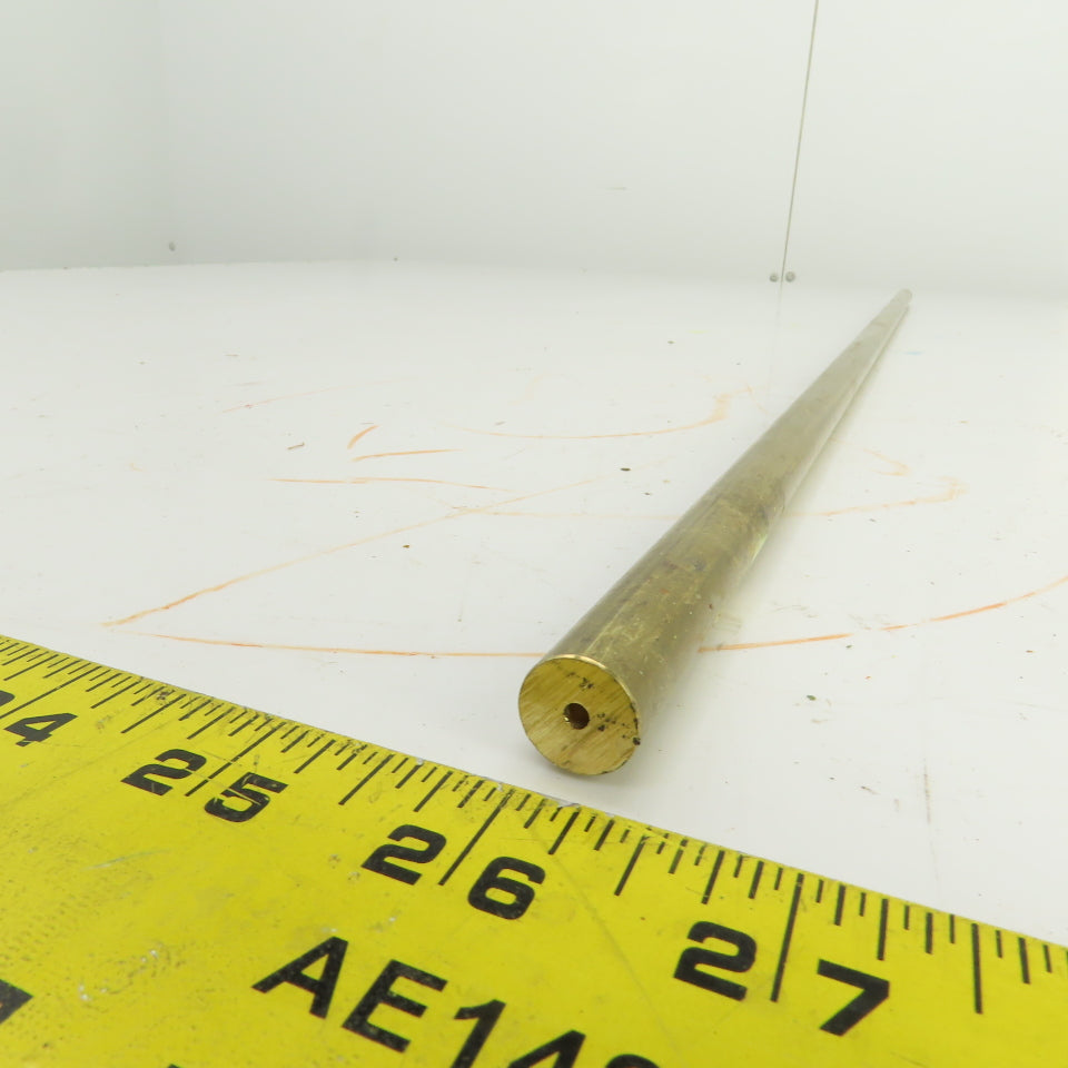 1/2" Solid Brass Round Bar Stock 29-1/2" OAL