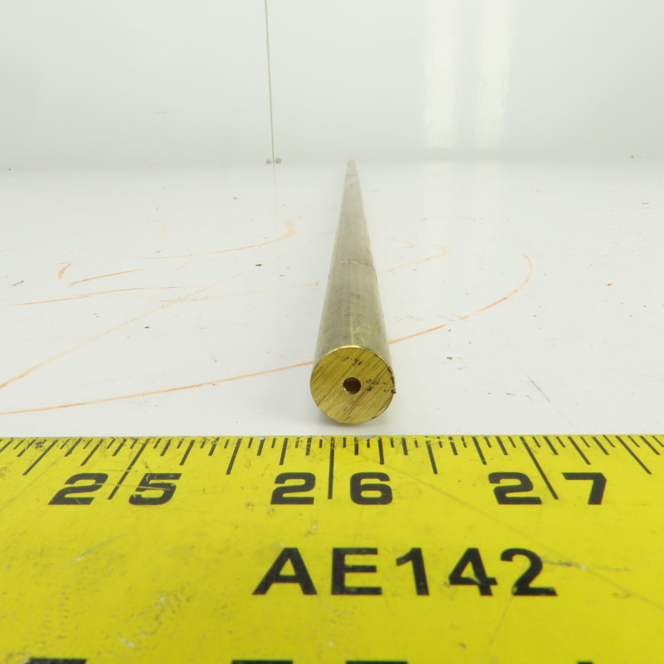 1/2" Solid Brass Round Bar Stock 29-1/2" OAL