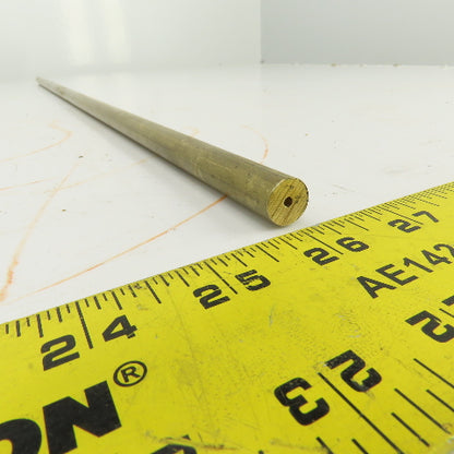 1/2" Solid Brass Round Bar Stock 29-1/2" OAL