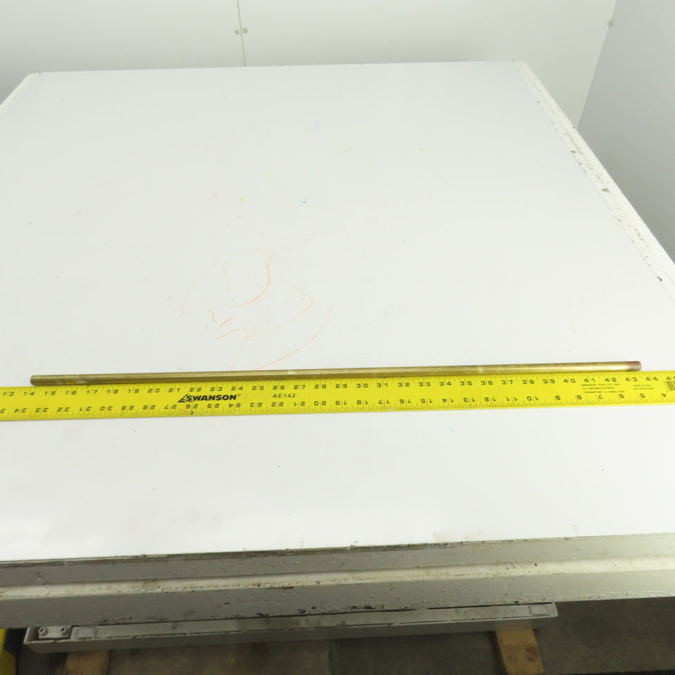 1/2" Solid Brass Round Bar Stock 29-1/2" OAL