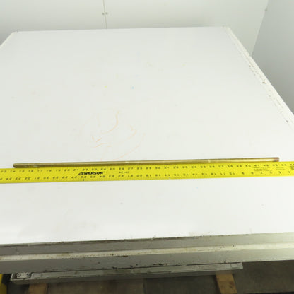 1/2" Solid Brass Round Bar Stock 29-1/2" OAL
