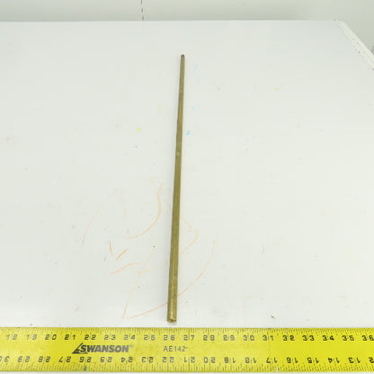 1/2" Solid Brass Round Bar Stock 29-1/2" OAL
