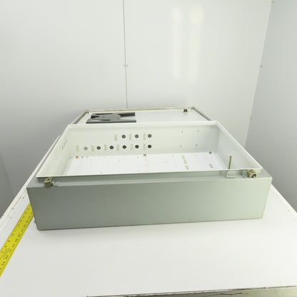Hoffman A-362408LP 36" x 24" x 8" Electrical Enclosure W/ Backplate & Disconnect