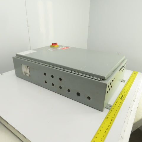 Hoffman A-362408LP 36" x 24" x 8" Electrical Enclosure W/ Backplate & Disconnect