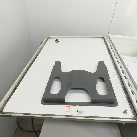 Hoffman A-362408LP 36" x 24" x 8" Electrical Enclosure W/ Backplate & Disconnect