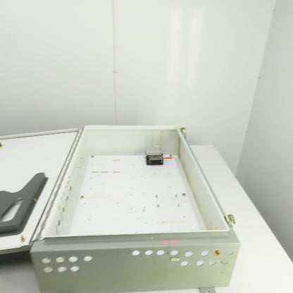 Hoffman A-362408LP 36" x 24" x 8" Electrical Enclosure W/ Backplate & Disconnect