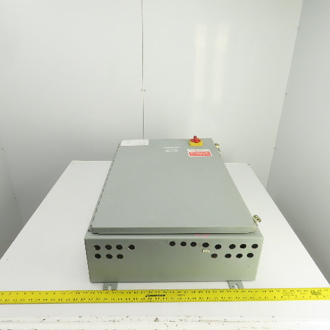Hoffman A-362408LP 36" x 24" x 8" Electrical Enclosure W/ Backplate & Disconnect