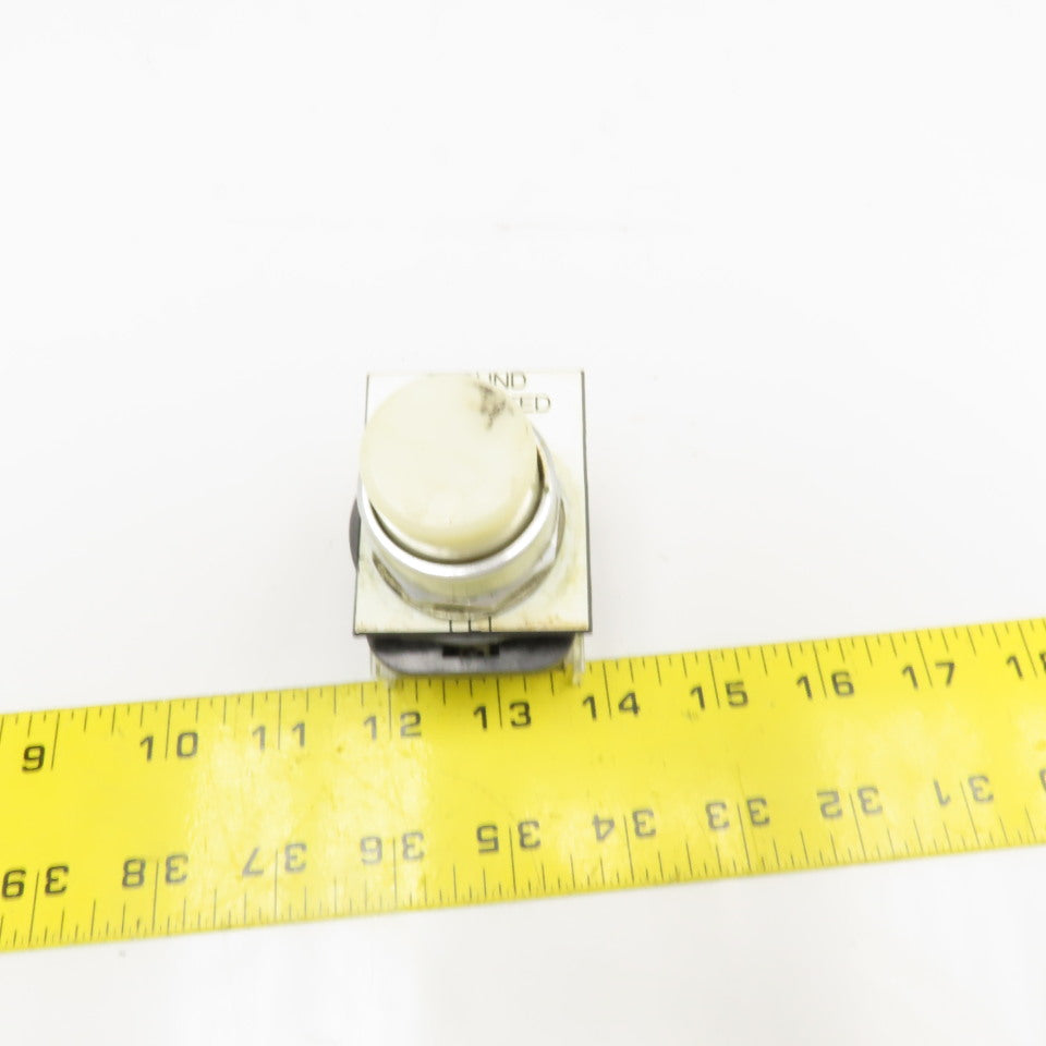 Allen Bradley 800T-PT16 120V Illuminated Push Button Momentary Switch White
