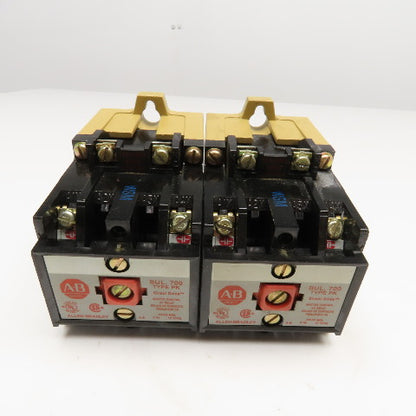 Allen Bradley 700-PK200A1 600V AC Relay Contactor 115/120V Coil Lot Of 2