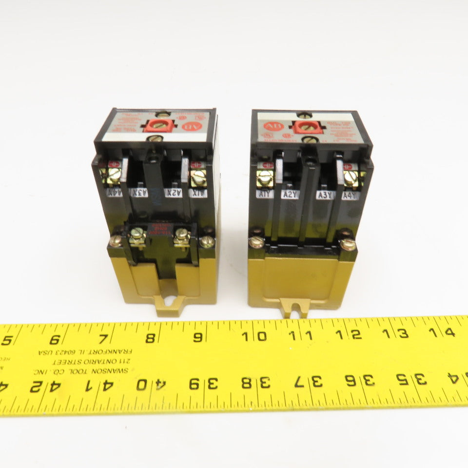 Allen Bradley 700-PK200A1 600V AC Relay Contactor 115/120V Coil Lot Of 2