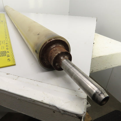 70mm OD x 1616mm BF Steel Conveyor Drive Roller 19mm Shaft 1818mm OAL