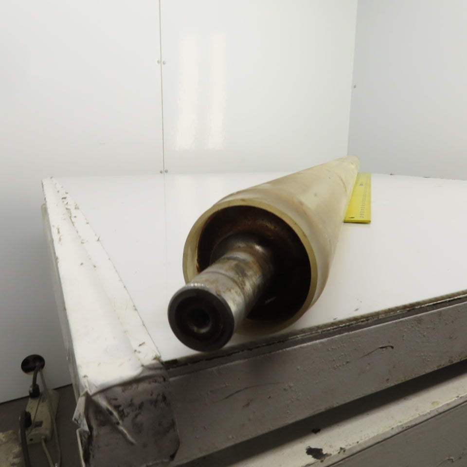 70mm OD x 1616mm BF Steel Conveyor Drive Roller 19mm Shaft 1818mm OAL