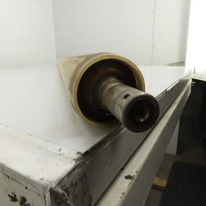 70mm OD x 1616mm BF Steel Conveyor Drive Roller 19mm Shaft 1818mm OAL