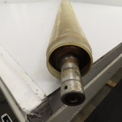 70mm OD x 1616mm BF Steel Conveyor Drive Roller 19mm Shaft 1818mm OAL