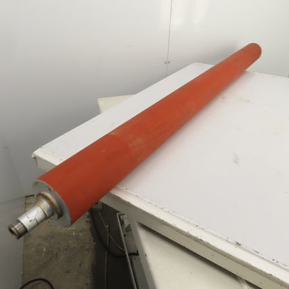 120mm OD x 1700mm BF Rubber Lagged Conveyor Tail Pulley Roller 1622mm Face
