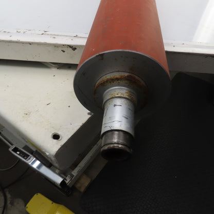 120mm OD x 1700mm BF Rubber Lagged Conveyor Tail Pulley Roller 1622mm Face