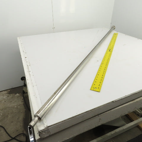 35mm OD Keyed Stainless Steel Shaft 1786mm OAL 20mm Drive Axle