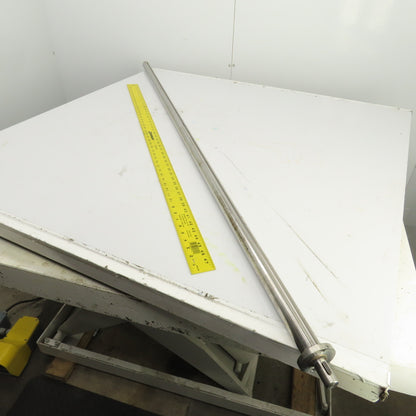 35mm OD Keyed Stainless Steel Shaft 1786mm OAL 20mm Drive Axle