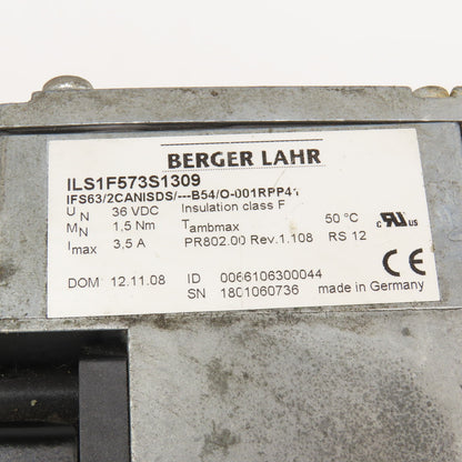 Berger Lahr ILS1F573S1309 36VDC Stepper Motor 1.5Nm