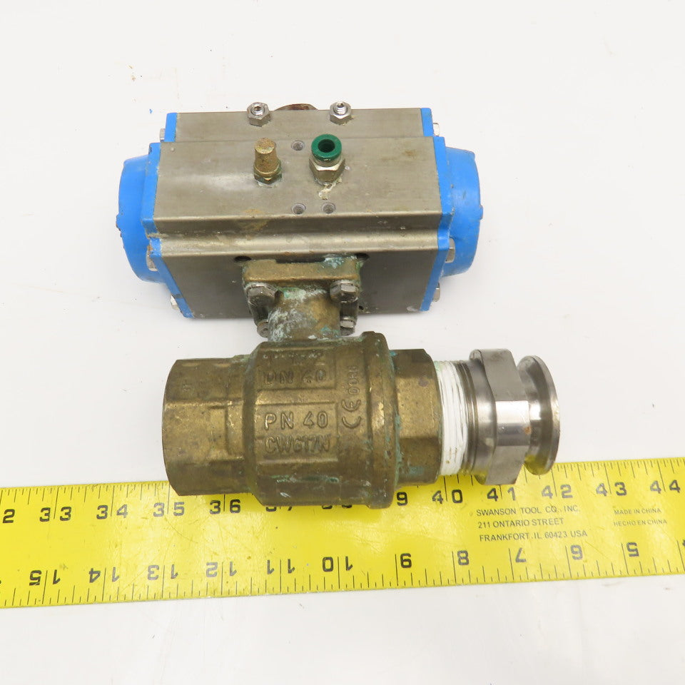Valbia SR63 2" NPT Ball Valve Pneumatic Actuator