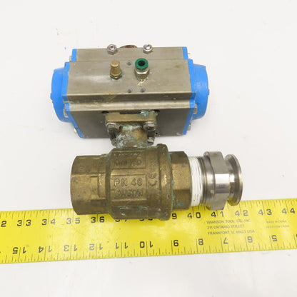 Valbia SR63 2" NPT Ball Valve Pneumatic Actuator