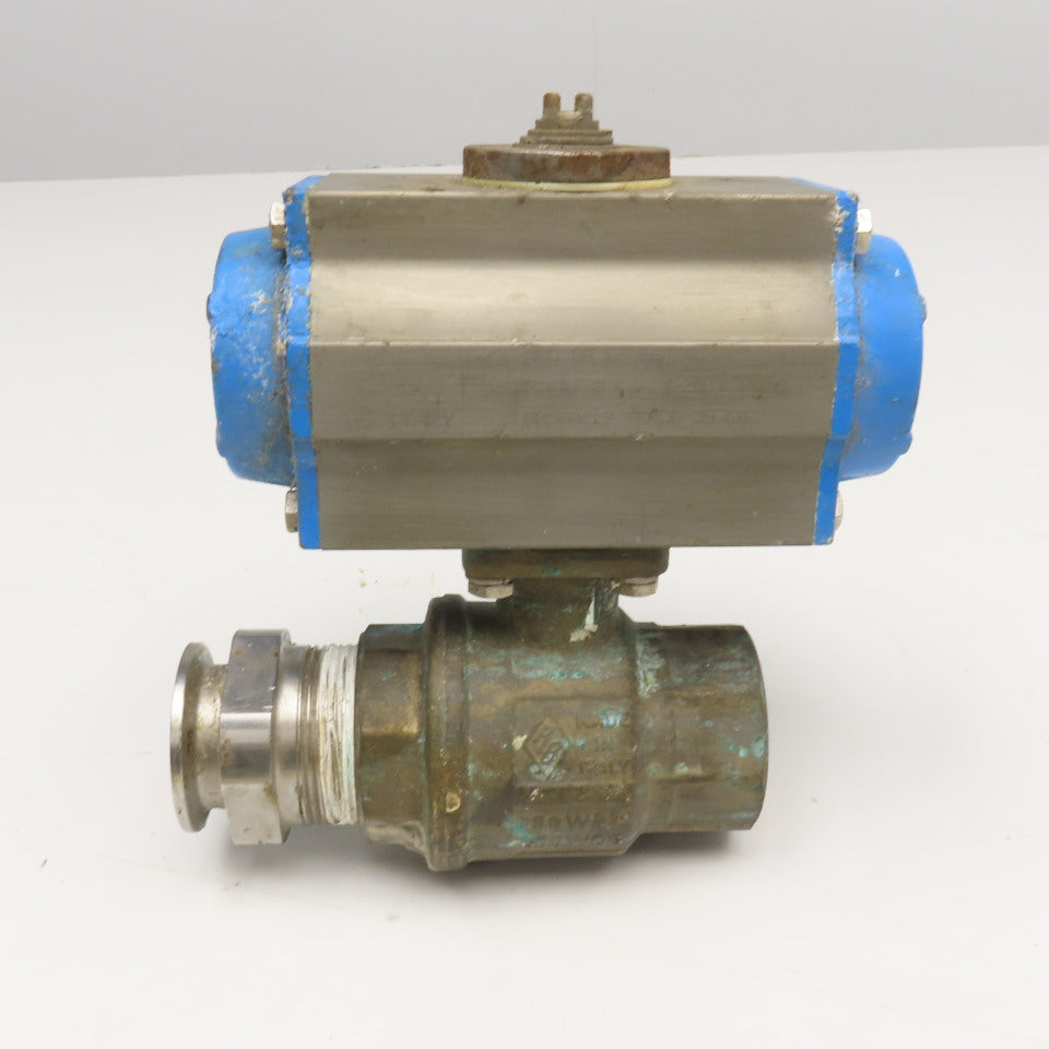 Valbia SR63 2" NPT Ball Valve Pneumatic Actuator