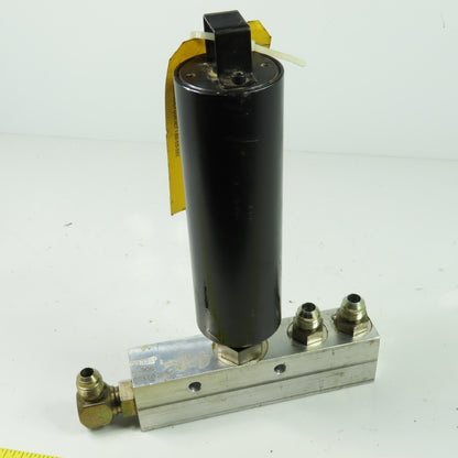 Parker A2N0010D435K HYDROLIC ACCUMULATOR 3000PSI Max Charged 300PSI w/Manifold