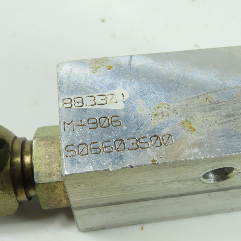 Parker A2N0010D435K HYDROLIC ACCUMULATOR 3000PSI Max Charged 300PSI w/Manifold