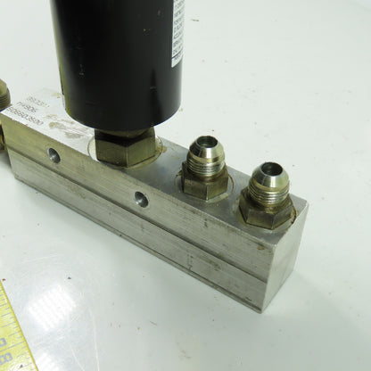 Parker A2N0010D435K HYDROLIC ACCUMULATOR 3000PSI Max Charged 300PSI w/Manifold