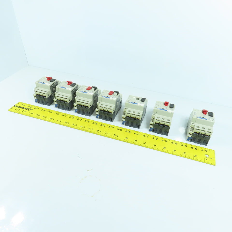 Telemecanique GV2-M07 Motor Protector Circuit Breaker 1.6-2.5A Trip 1.5HP Lot/7
