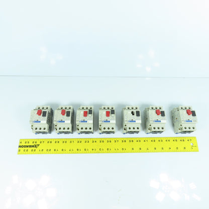 Telemecanique GV2-M07 Motor Protector Circuit Breaker 1.6-2.5A Trip 1.5HP Lot/7