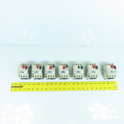 Telemecanique GV2-M07 Motor Protector Circuit Breaker 1.6-2.5A Trip 1.5HP Lot/7