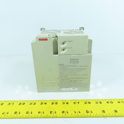Mitsubishi FR-E540-1.5K-NA E500 2HP Inverter Drive 380-480V Input 4A Output