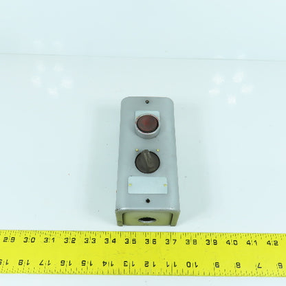 Heald No. 72-A 2-Button Operator Control Station 1 Momentary Contact (1) Switch
