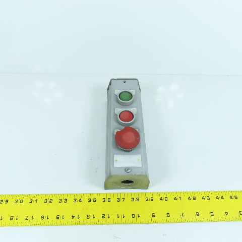 Heald No. 72-A Start & Stop Control Operator Station With E-Stop