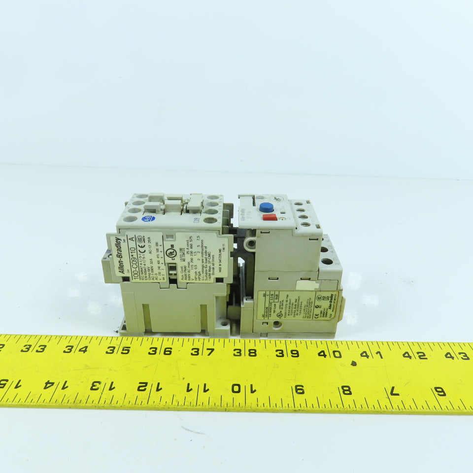 Allen Bradley 100-C09*10 600V Contactor 120V Coil W/193-EEDB Overload Relay