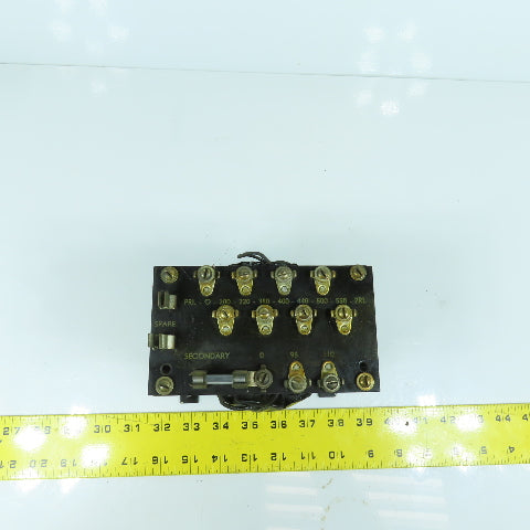Heald 72-A Machine Controls Transformer Pri. 200-220 To 550 Sec. 95/110V