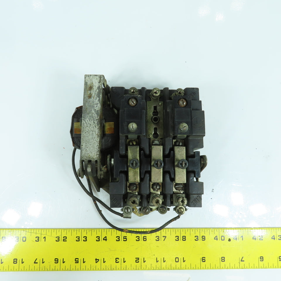 Trumbull Vintage Contactor Assembly With 110V Coil From Heald 72-A Grinder