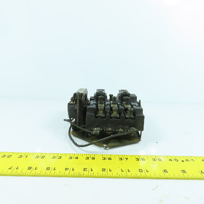 Trumbull Vintage Contactor Assembly With 110V Coil From Heald 72-A Grinder